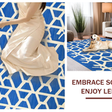 Contemporary Blue Tiled Arrangement(Blue)