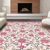 Vibrant Floral Botanical Aesthetics(Beige)