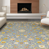 Curated Classic Damask Design(Blue)