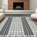 Elegant Monochrome Oval Design(Black)