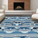 Elegant Nature Themed Textile(Blue)