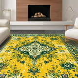 Charming Bright Patterned Ensemble(Yellow)