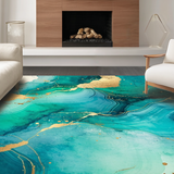 Vibrant Oceanic Patterned Art(Blue)