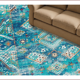 Vibrant Ethnic Patterned Echo(Blue)