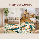 Charming Tropical Floral Fusion(Beige)