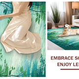 Lush Garden Inspired Artistic Design(Blue)