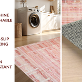 Ultra Soft Area Rug, Non Slip, Stain Resistant, Washable Area Rugs for Living Room, Bedroom, Girlish Bow Accent Rug, Pink Knot Carpet, Cute Bows Bath Mat, Girly Decor(Pink)