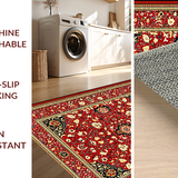Chic Modern Abstract Floral(Red)
