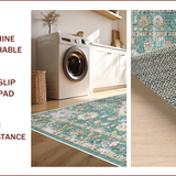 Ultra Soft Area Rug, Non Slip, Stain Resistant, Washable Area Rugs for Living Room, Bedroom, Vintage Beige Playroom Oriental Area Rug(Beige)