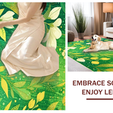 Ultra Soft Area Rug, Non Slip, Stain Resistant, Washable Area Rugs for Living Room, Bedroom, Charming Soft Pastel Accents(Green)