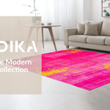 Chic Minimalist Abstract Color Play(Pink)