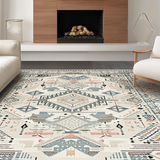 Contemporary Sky Toned Symmetrical Design(Beige)