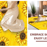 Ultra Soft Area Rug, Non Slip, Stain Resistant, Washable Area Rugs for Living Room, Bedroom, Handcrafted Cheerful Sunlit Aesthetic(Yellow)