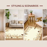Chic Minimalist Patterned Tiles(Beige)