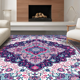 Whimsical Circular Medallion Aesthetic(Blue)
