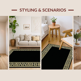 Sophisticated Classic Meander Style(Black)