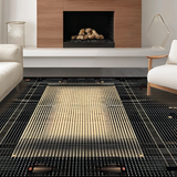 Ultra Soft Area Rug, Non Slip, Stain Resistant, Washable Area Rugs for Living Room, Bedroom, Luxurious Textured Faux Hide Element(Beige)