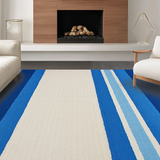 Elegant Textured Wave Motif(Blue)