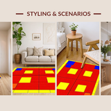Engaging Cheerful Hopscotch Theme(Red)
