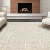 Stylish Cream and Beige Stripe Design(Beige)