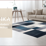 Ultra Soft Area Rug, Non Slip, Stain Resistant, Washable Area Rugs for Living Room, Bedroom, Elegant Modern Abstract Aesthetic(Gray)