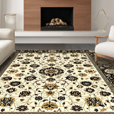 Luxurious Distressed Geometric Motif(Beige)