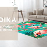 Artful Flamingo and Palm Fusion(Pink)