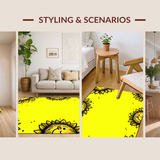Charming Yellow Sun Motif(Yellow)