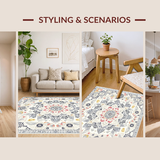 Luxurious Colorful Ogee Design(Beige)