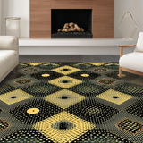 Ultra Soft Area Rug, Non Slip, Stain Resistant, Washable Area Rugs for Living Room, Bedroom, Distinctive Minimalist Animal Motif(Beige)