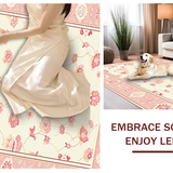 Vibrant Tropical Botanical Print(Beige)