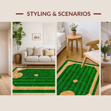 Bold Graphical Baseball Centric Arrangement(Green)