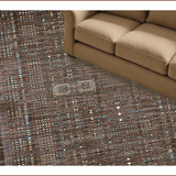 Ultra Soft Area Rug, Non Slip, Stain Resistant, Washable Area Rugs for Living Room, Bedroom, Chic Modern Rustic Print(Gray)