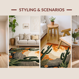 Celestial Butterfly Floral Motif(Beige)