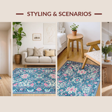 Chic Earthy Patchwork Aesthetic(Blue)