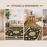 Chic Black and Gold Medallion(Black)