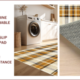 Ultra Soft Area Rug, Non Slip, Stain Resistant, Washable Area Rugs for Living Room, Bedroom, Stylish Non-Shed Plaid Reading Nook(Beige)