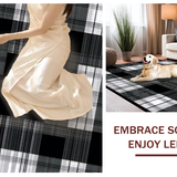 Elegant Monochrome Checkered Style(Black)