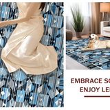 Sophisticated Shades of Abstract Bliss(Blue)