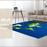 Modern Blue Toned Abstract Design(Blue)