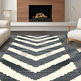 Chic Chevron Monochrome Aesthetic(Black)