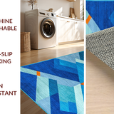Stylish Transitional Wave Motif(Blue)