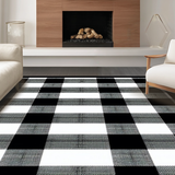 Artful Black and White Checkerboard(Black)