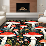 Artistic Mushroom Inspired Composition(Red)