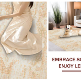 Elegant Neutral Toned Medallion(Beige)