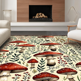 Contemporary Abstract Flora Theme(Beige)
