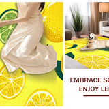 Cheerful Lemon Floral Accent(Yellow)