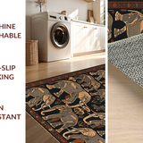 Luxe Monochrome Nature Scene(Black)