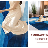 Elegant Dark Blue Mosaic Design(Blue)