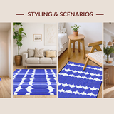 Fresh Minimalist Decorative Lines(Blue)